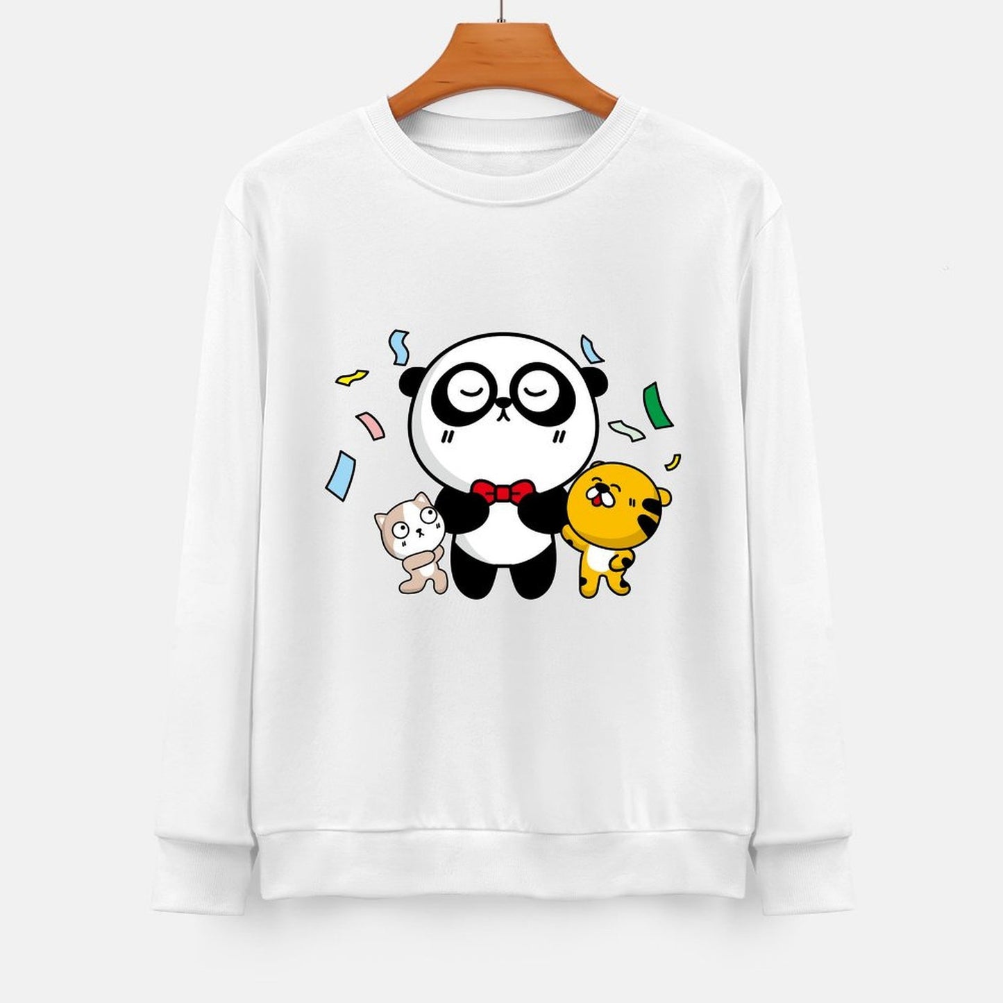 Front Patterned Long Sleeve TopRelaxFit Eco / Sustainable