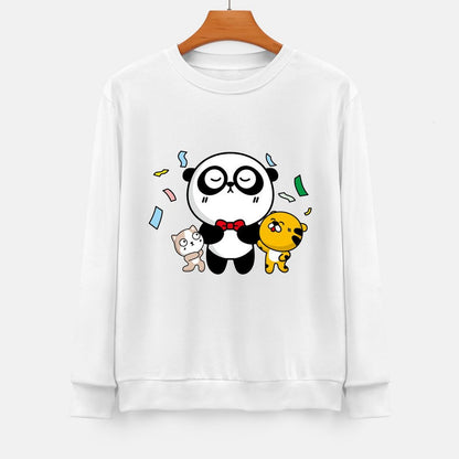 Front Patterned Long Sleeve TopRelaxFit Eco / Sustainable