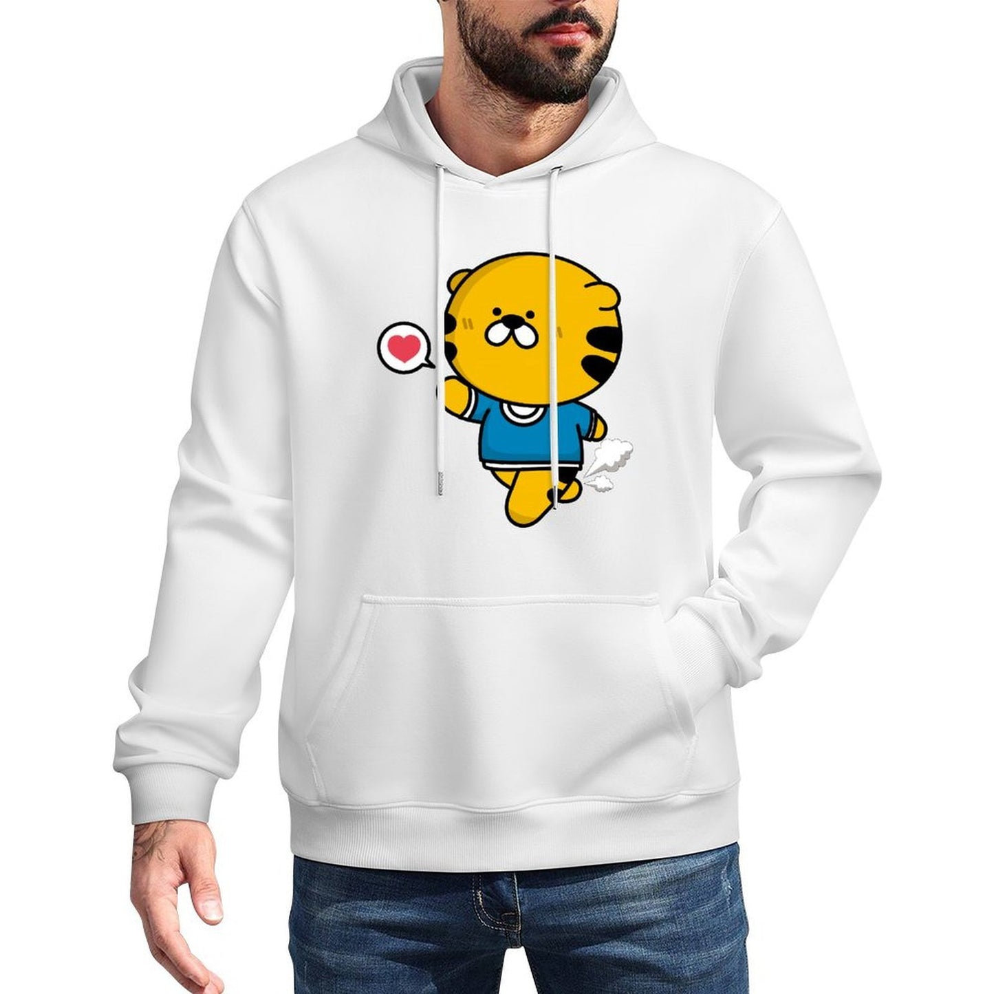 Vibrant Colors ActiveWear Front Graphic Hoodies