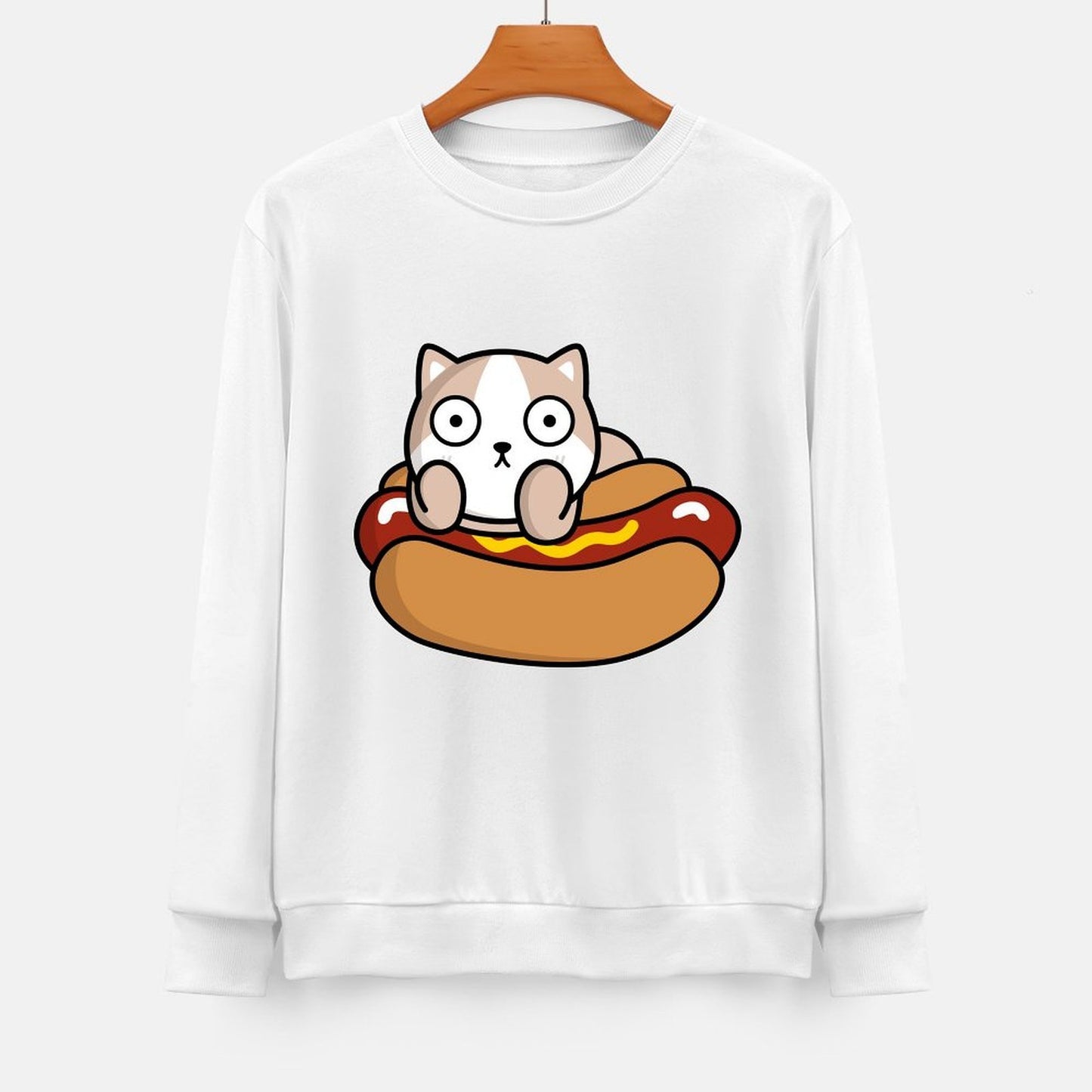 Front Patterned Long Sleeve TopClean Edges Weekend