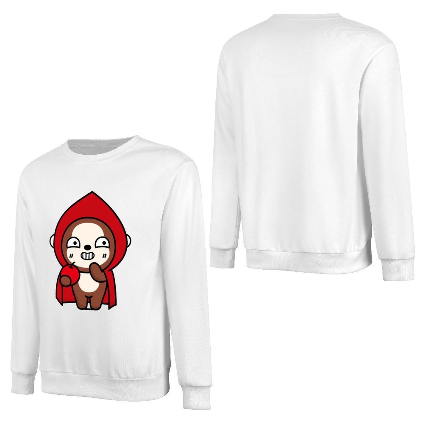 Front Patterned Long Sleeve TopActiveLine Batch-Printed