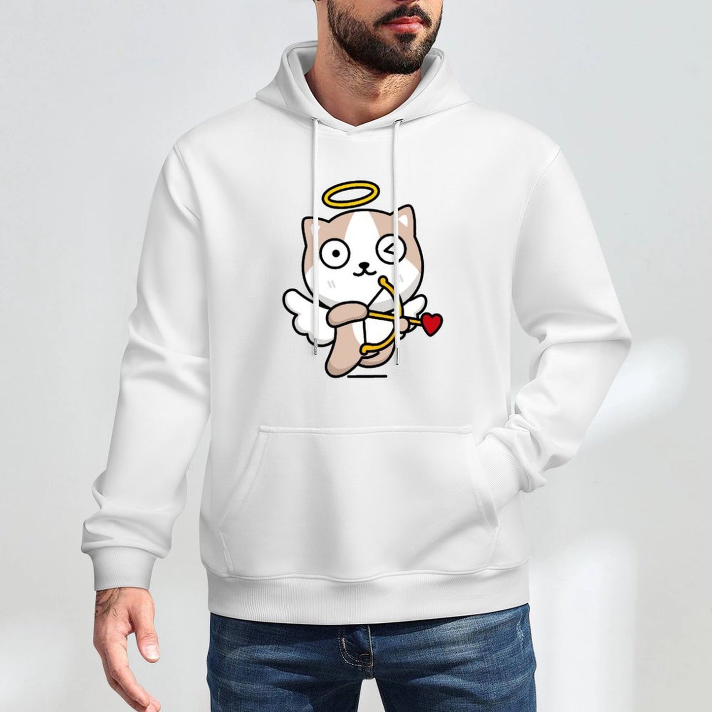 Long Lasting CleanCut Front Graphic Hoodies