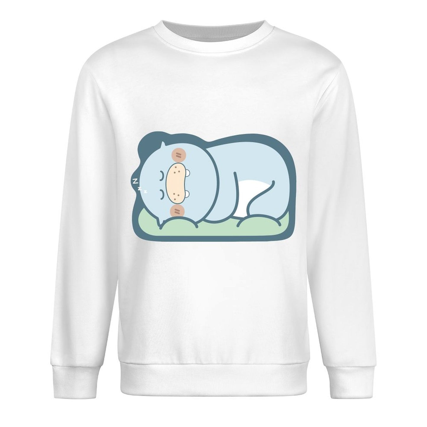 Front Patterned Long Sleeve TopVintage Essential