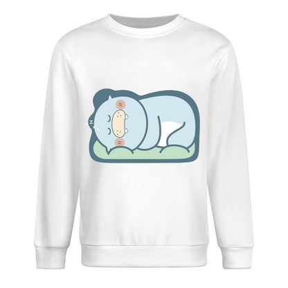 Front Patterned Long Sleeve TopVintage Essential