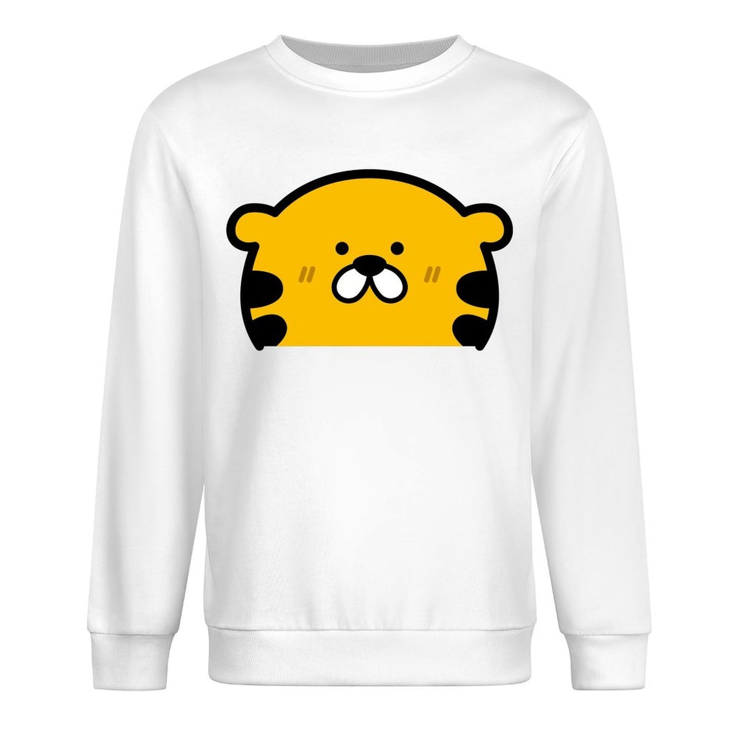 Front Patterned Long Sleeve TopEssential YearRound