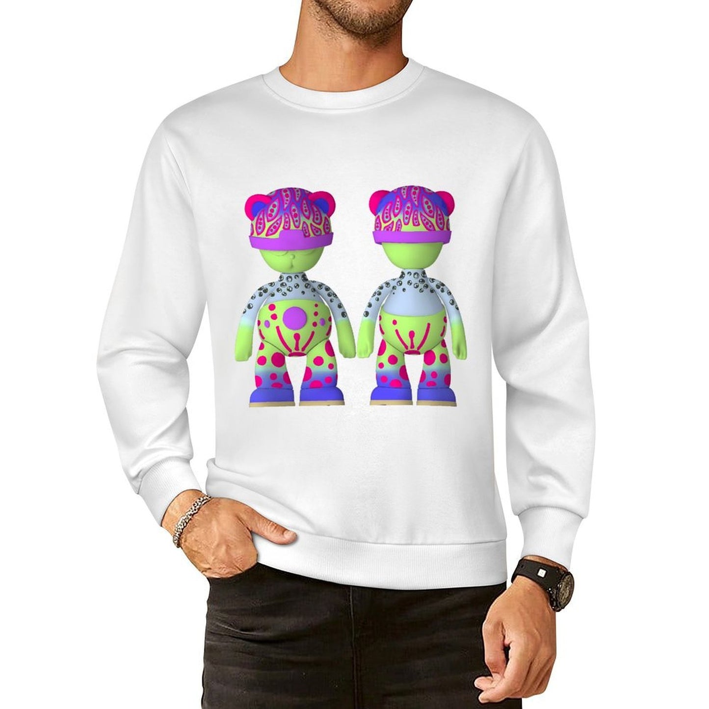 Long Sleeve With Front Pattern Relaxed