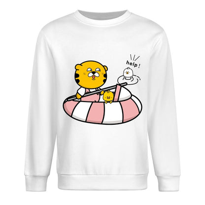 Front Patterned Long Sleeve TopUltra Durable Recycled
