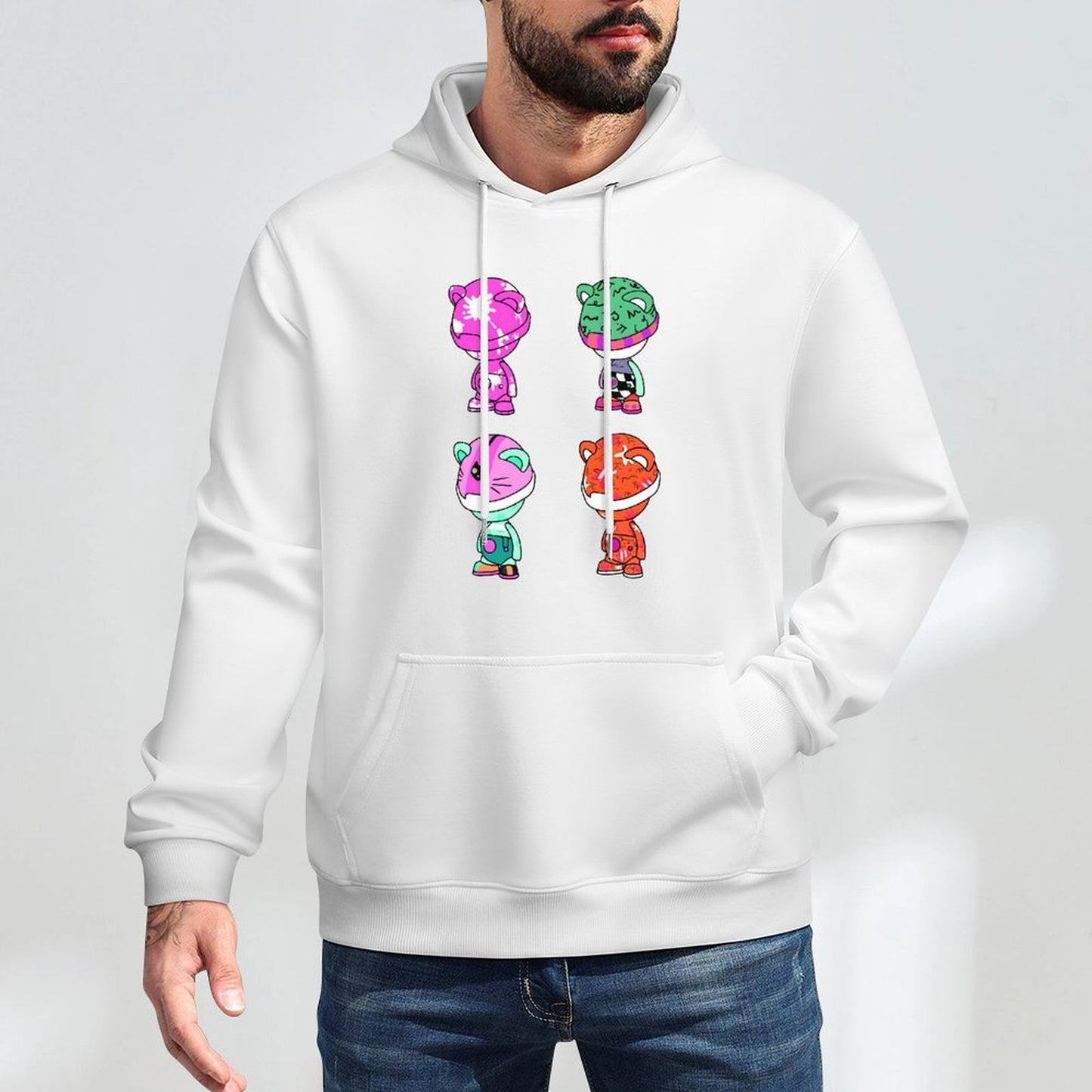 Hoodie Front PatternStreetFit Seamless