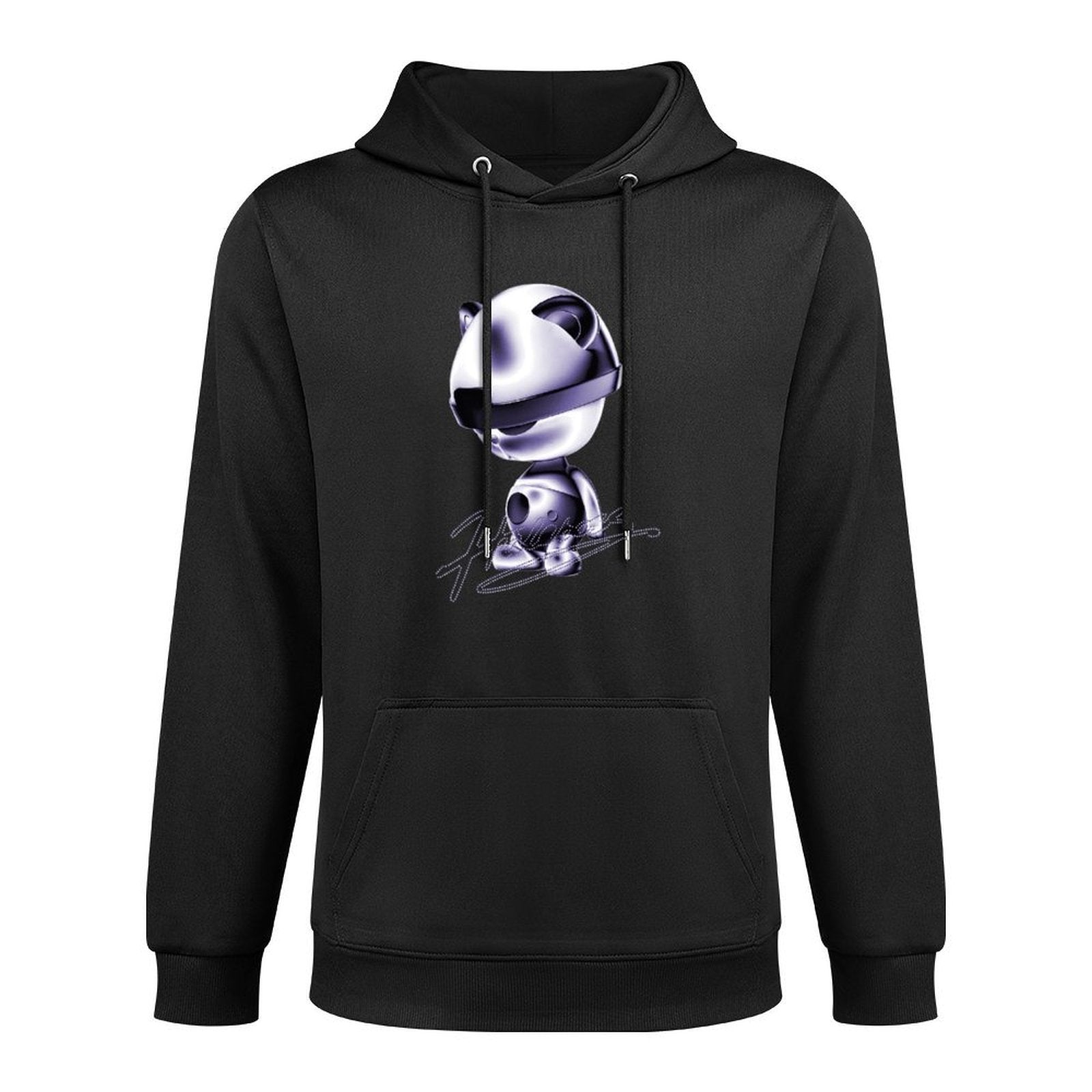 Hoodie Front PatternCrew Neck Heavyweight