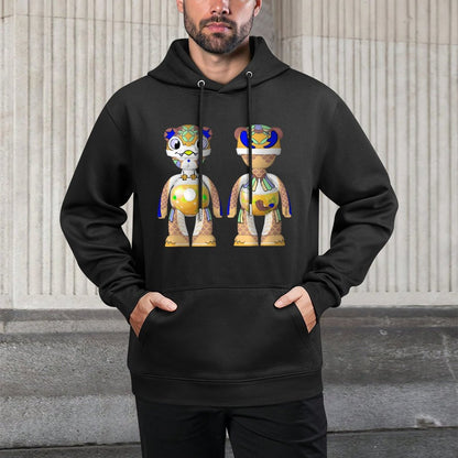 IPIB 250g Hooded Pocket Sweatshirt Front GraphicMen's Hooded  Sweatshirt6000077-2