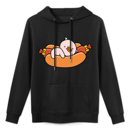 Double-Stitched ComfortFit Front Graphic Hoodies