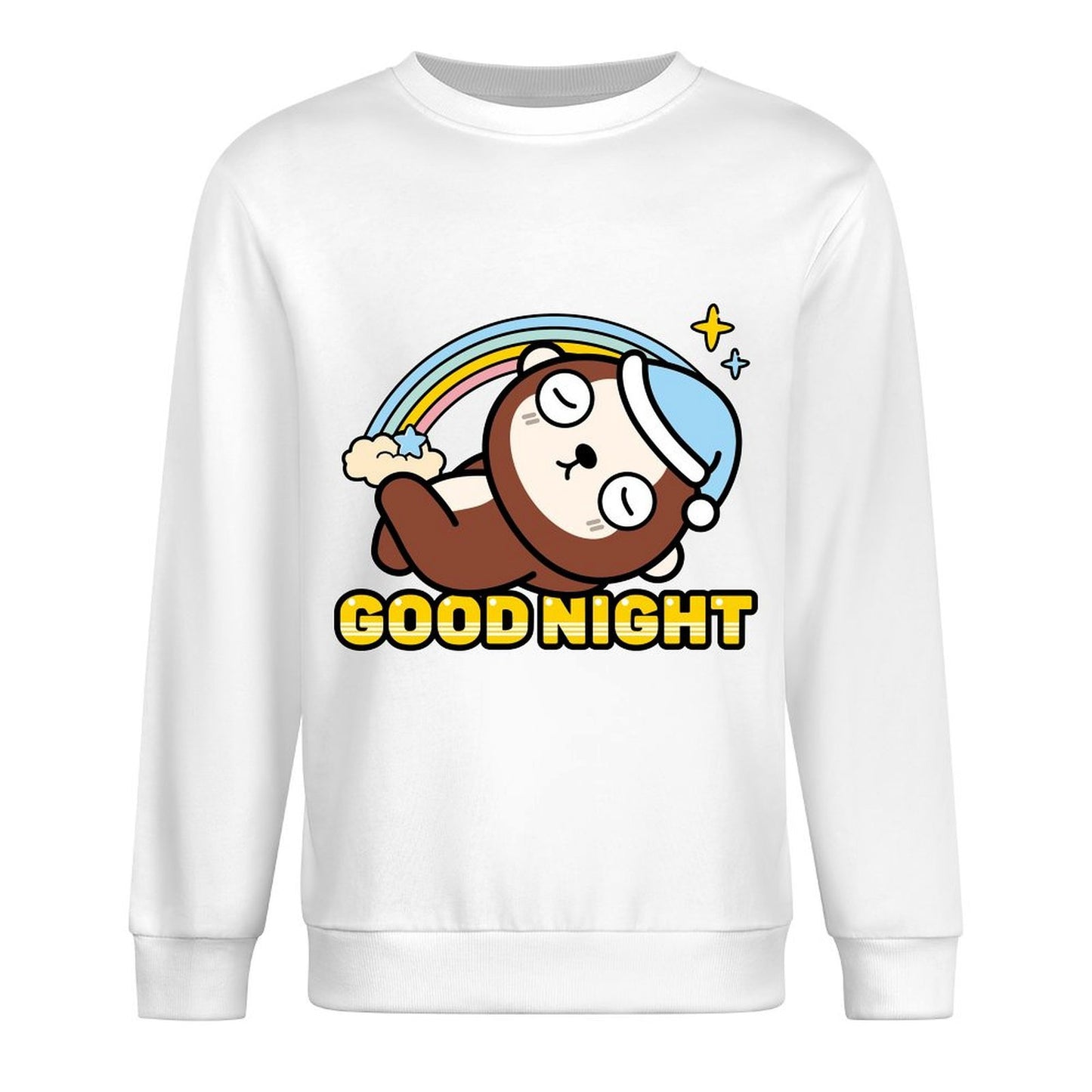 Front Patterned Long Sleeve TopEco-Conscious Print-Ready