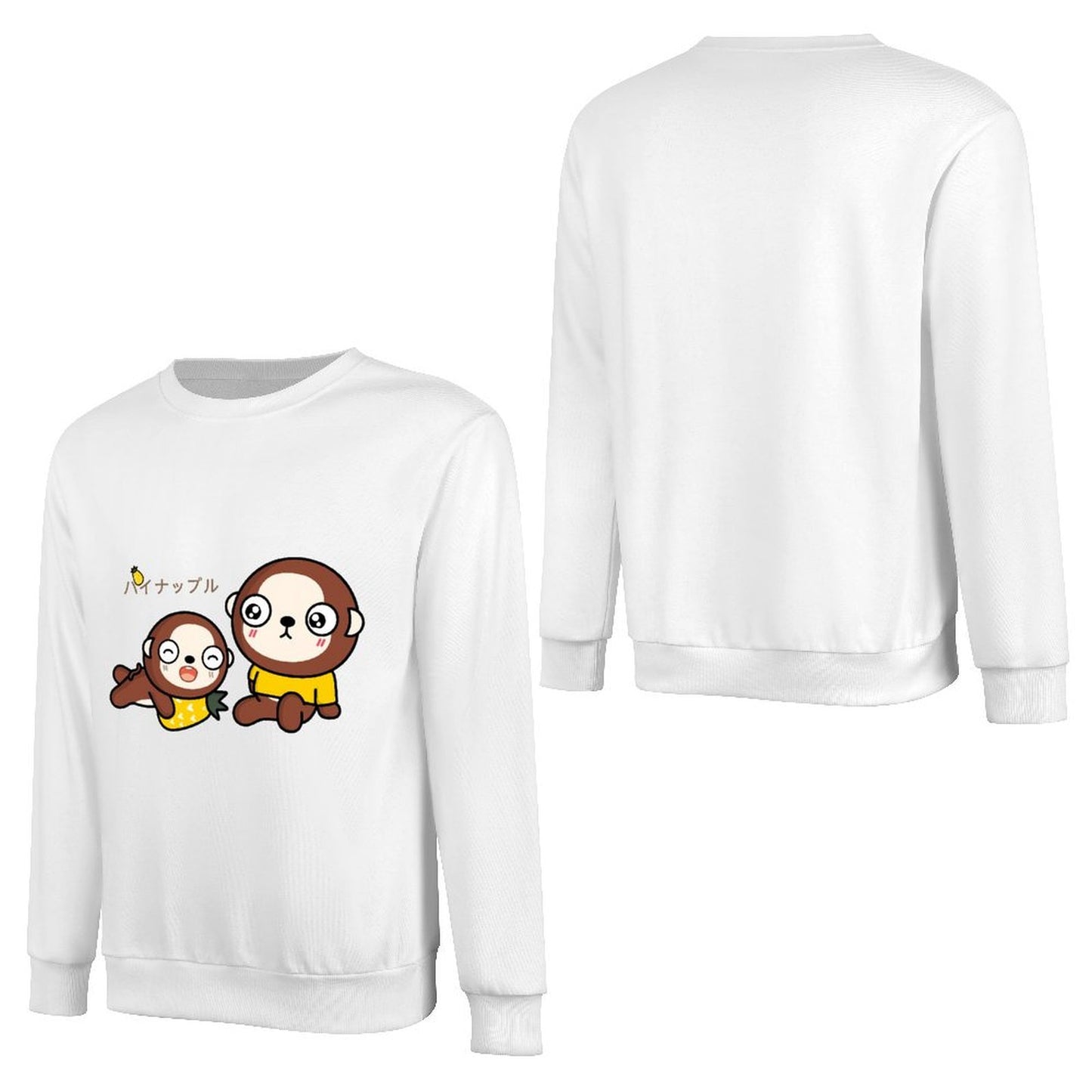 Front Patterned Long Sleeve TopPureStyle Original