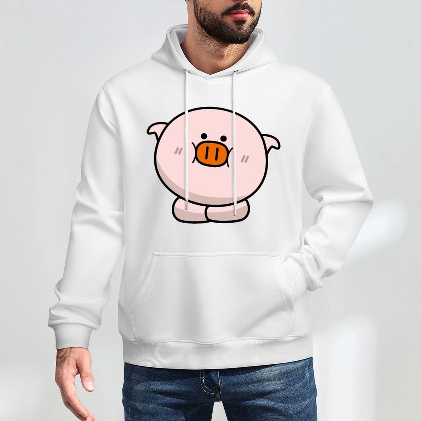 Bold Smooth Feel Front Graphic Hoodies