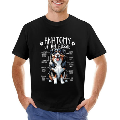Inkmay Casual  Cotton T-shirt Dog With Colorful Fur Pattern Unisex T-shirtEdition SimpleFit T-Shirt