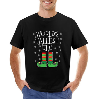 Inkmay Casual  Cotton T-shirt Green Elf Shoes With Stripes Unisex T-shirtClassic Heritage T-Shirt