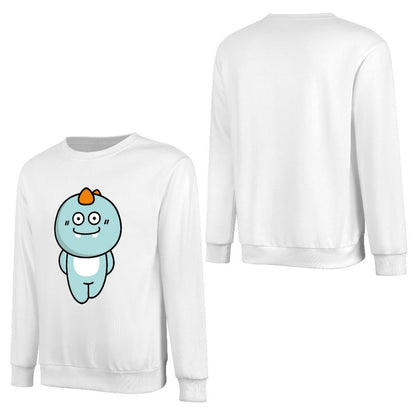 Front Patterned Long Sleeve TopEasy-Care AllSeason