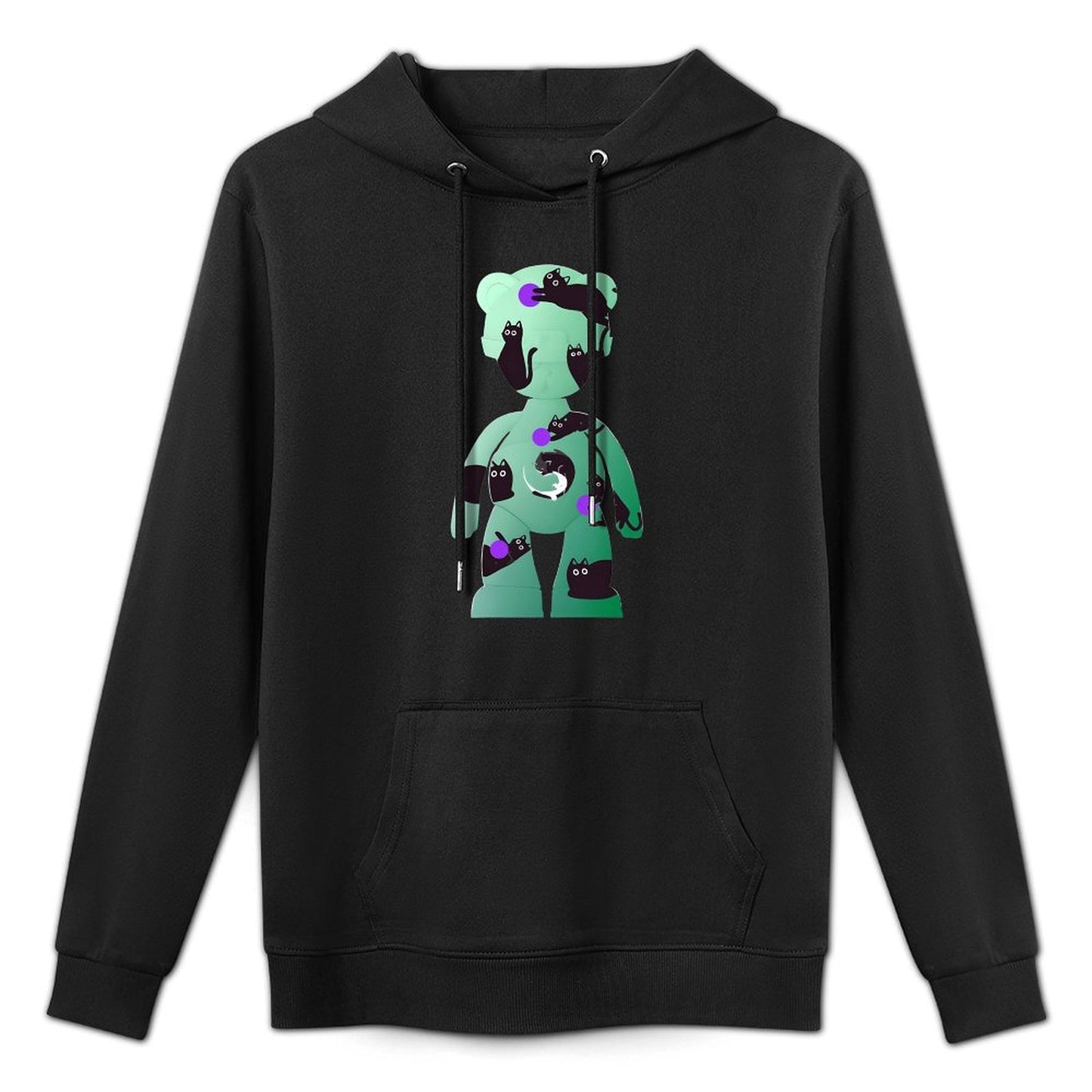 Hoodie Front PatternRelaxed Fit Durable