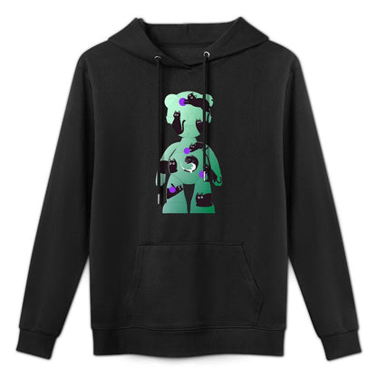 Hoodie Front PatternRelaxed Fit Durable
