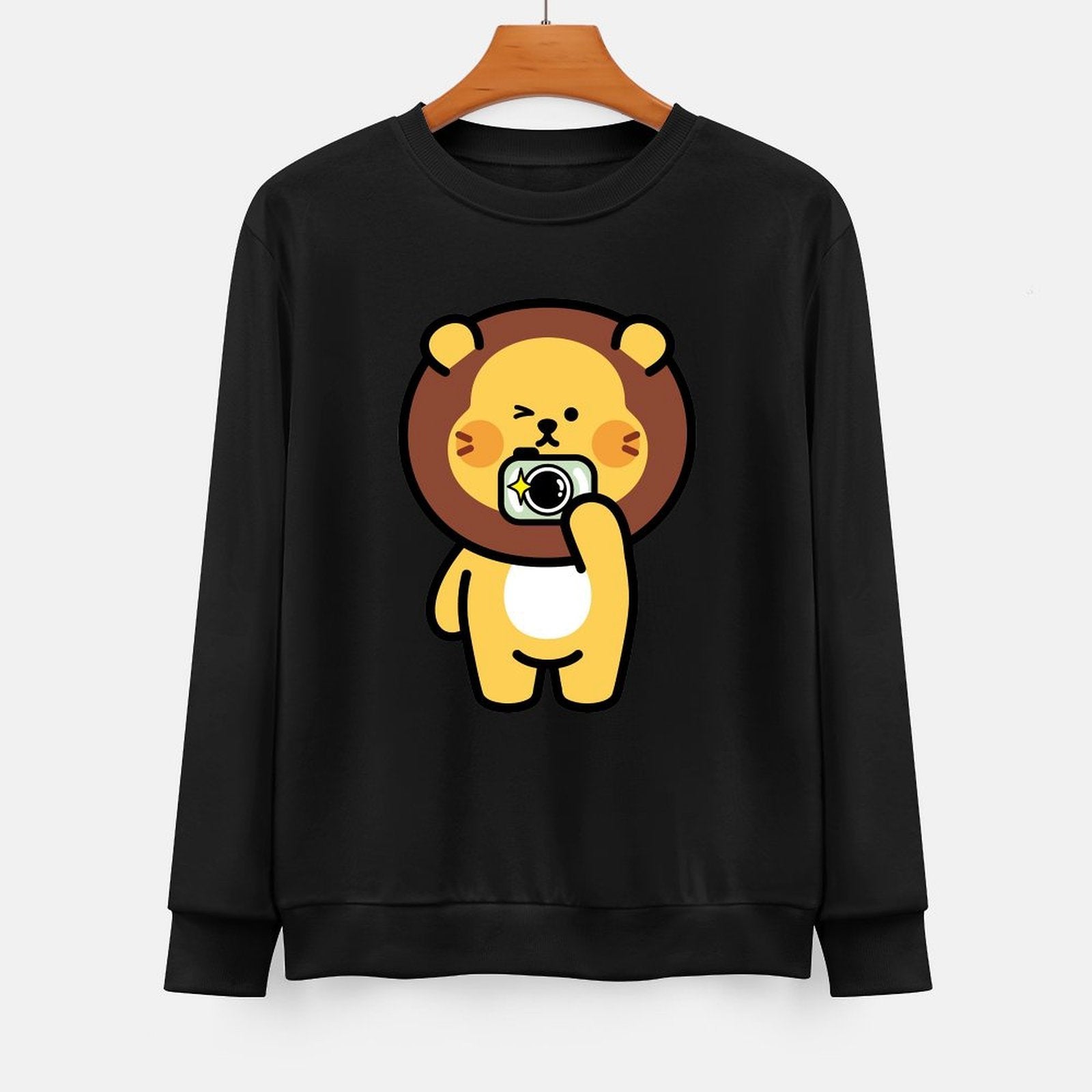  Front Patterned Long Sleeve TopCleanCut Unisex