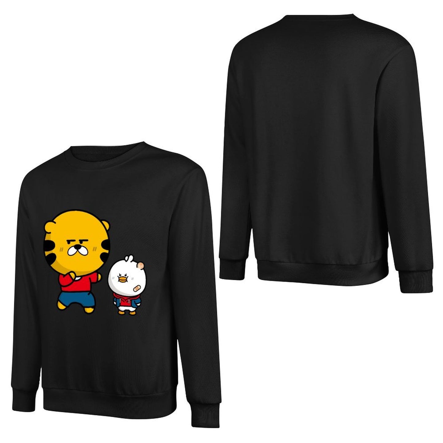 Front Patterned Long Sleeve TopHigh-Quality Chill