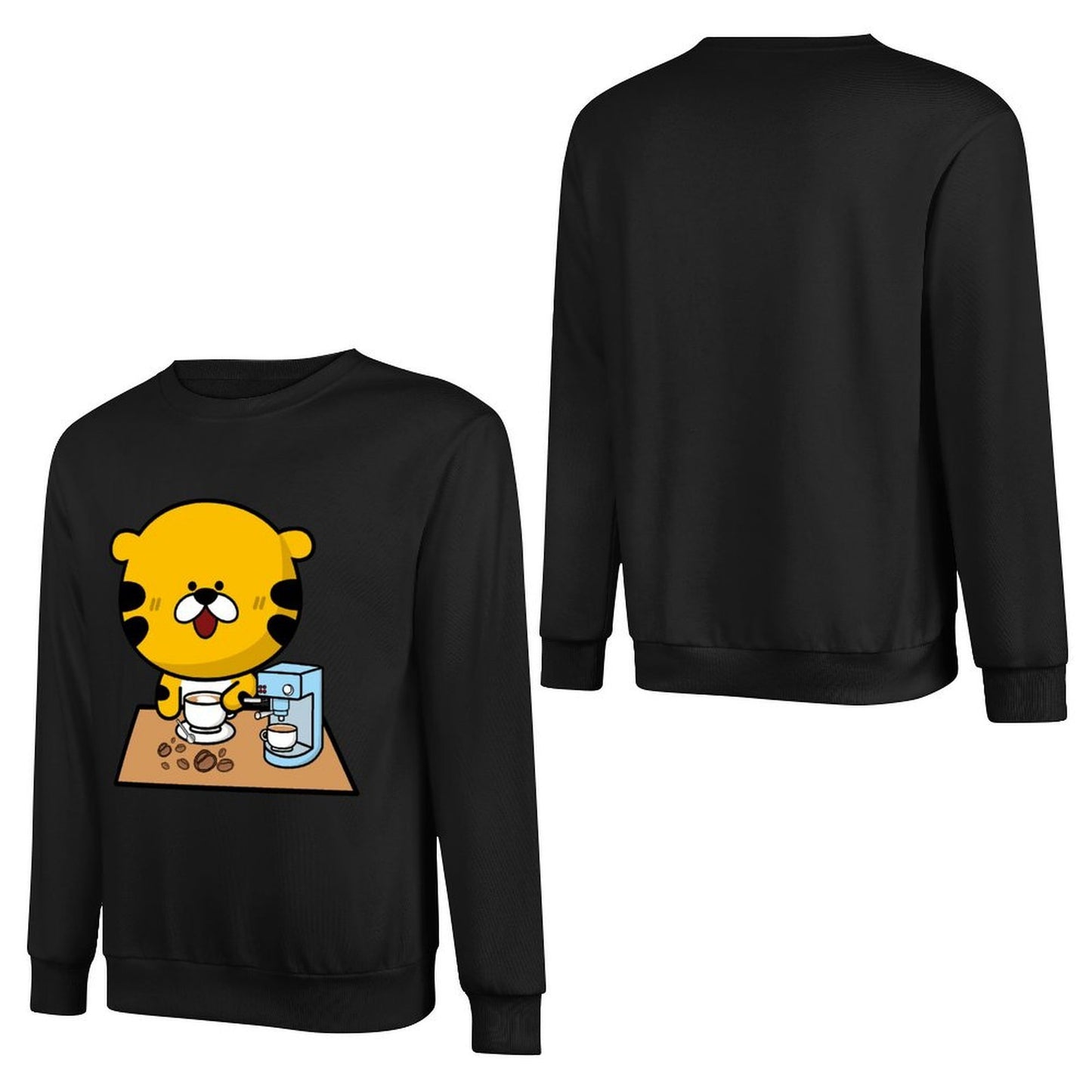 Front Patterned Long Sleeve Top Street ModernFit