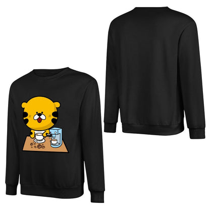 Front Patterned Long Sleeve Top Street ModernFit