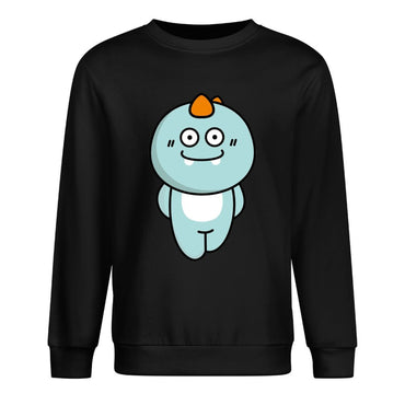 Front Patterned Long Sleeve TopEasy-Care AllSeason