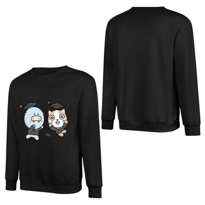 Front Patterned Long Sleeve TopRegular Minimal