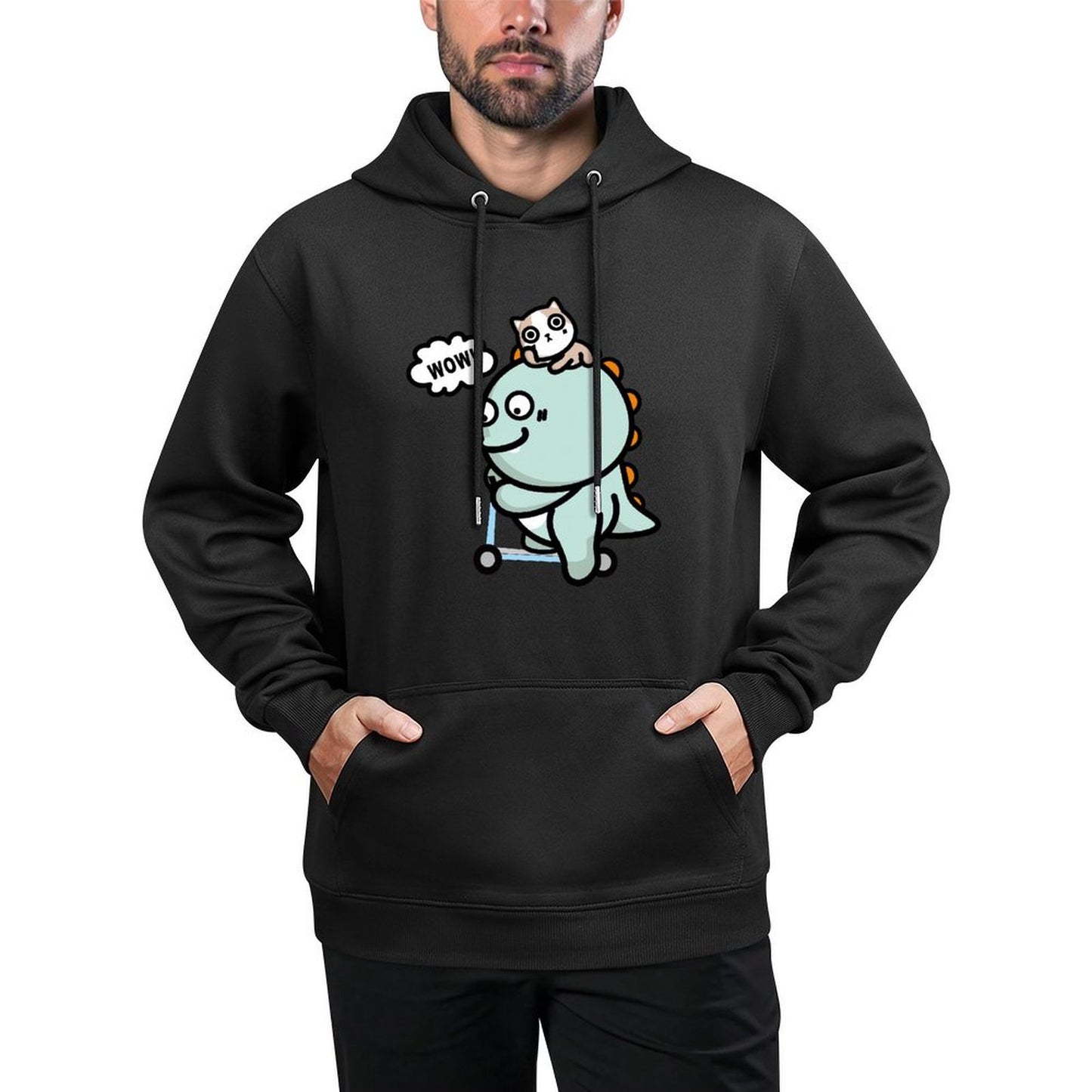 IPBR 250g Hooded Pocket Sweatshirt Front GraphicMen's Hooded  Sweatshirt4000641