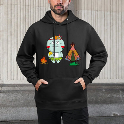 IPBR 250g Hooded Pocket Sweatshirt Front GraphicMen's Hooded  Sweatshirt4000771