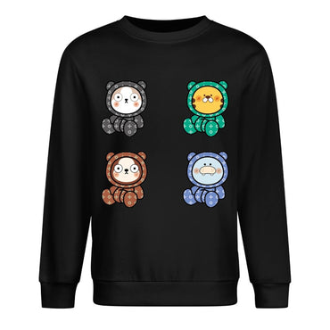 Front Patterned Long Sleeve TopNeutral ActiveLine