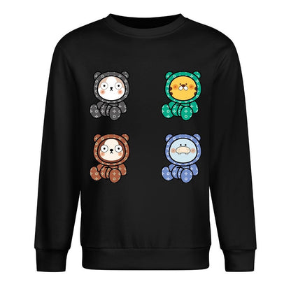 Front Patterned Long Sleeve TopNeutral ActiveLine