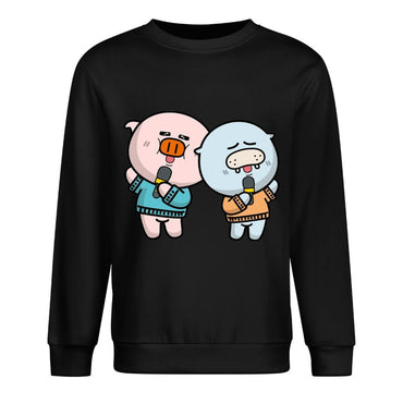 Front Patterned Long Sleeve TopSoftFeel Long Lasting