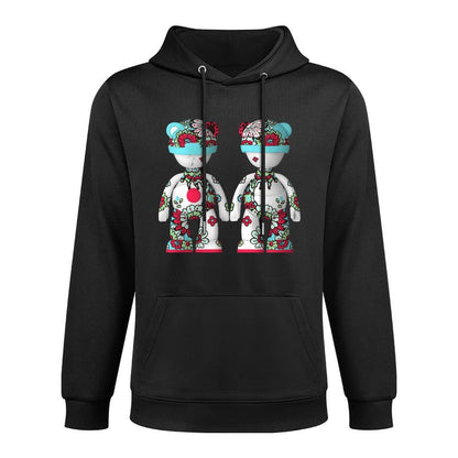 IPIB 250g Hooded Pocket Sweatshirt Front GraphicMen's Hooded  Sweatshirt6000089-1