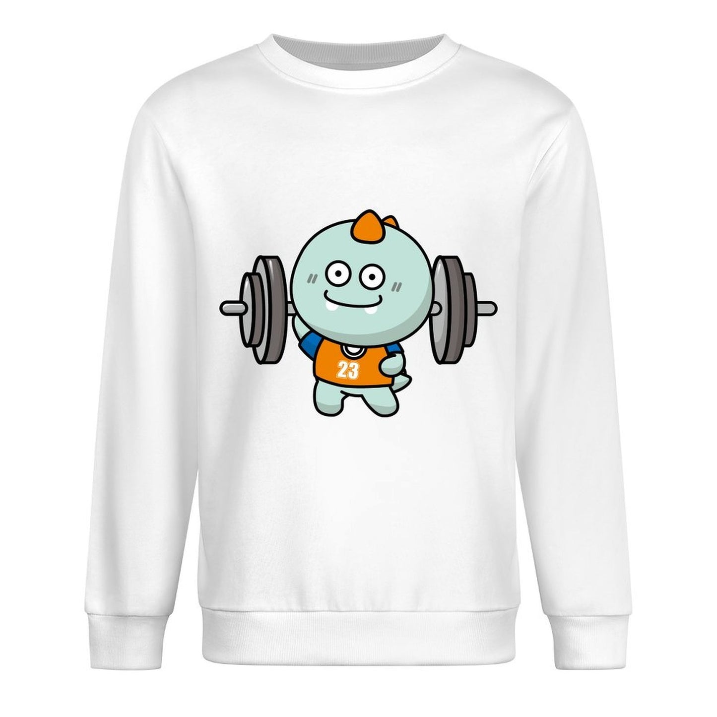 Front Patterned Long Sleeve TopSeamless Neutral