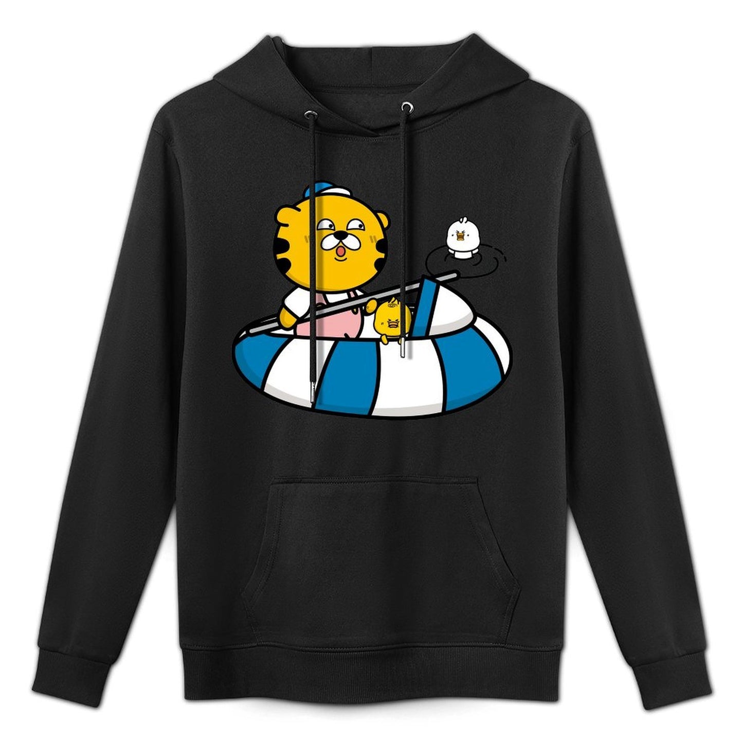 Tear-Resistant Urban Front Graphic Hoodies