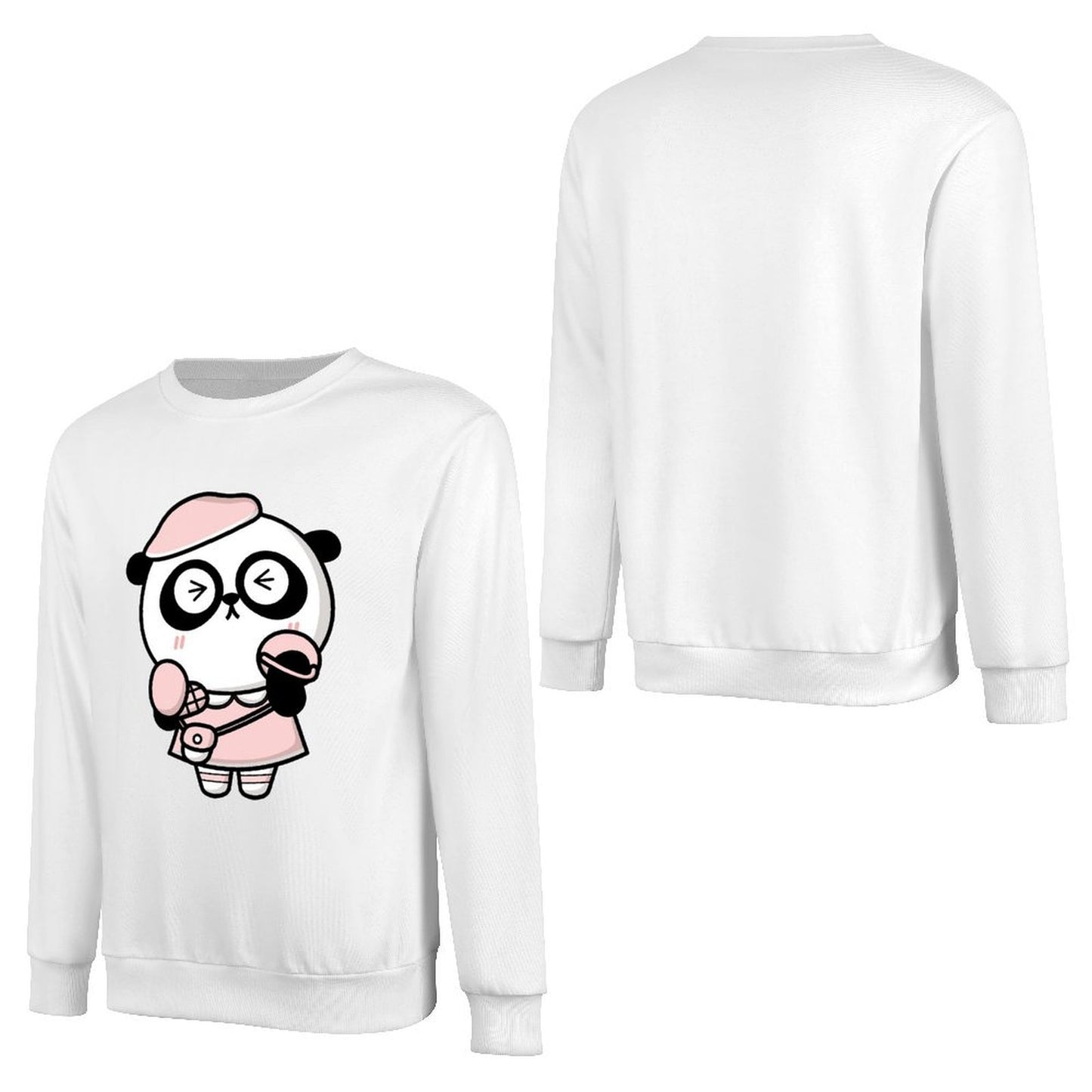 Front Patterned Long Sleeve TopPocket Tee ComfortLine