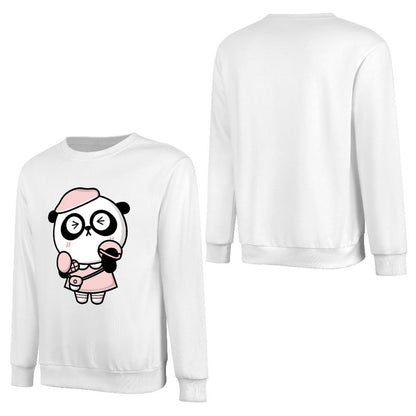 Front Patterned Long Sleeve TopPocket Tee ComfortLine