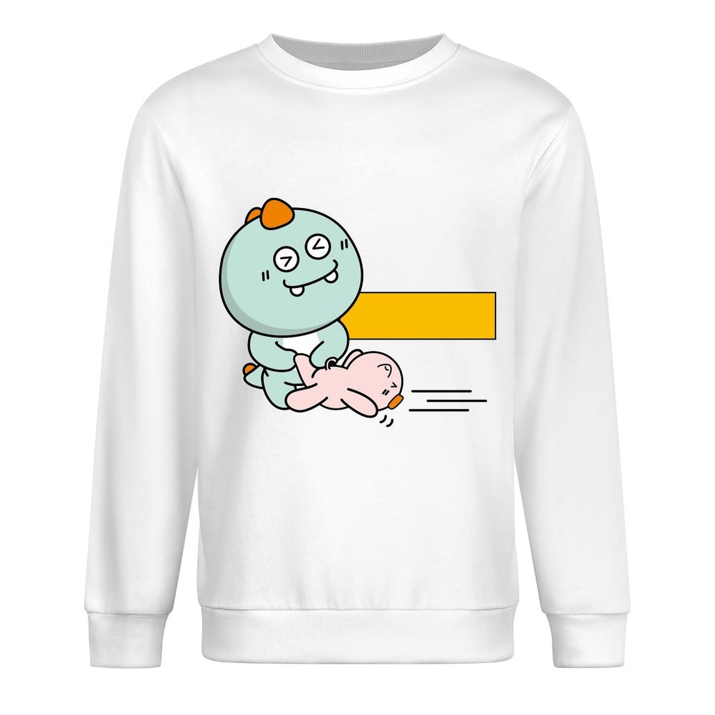 Front Patterned Long Sleeve TopSoftstyle Timeless