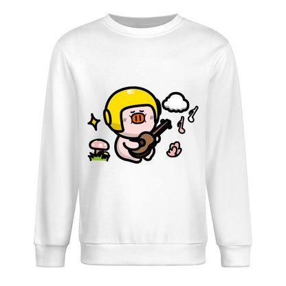 Front Patterned Long Sleeve TopAllSeason LooseFit