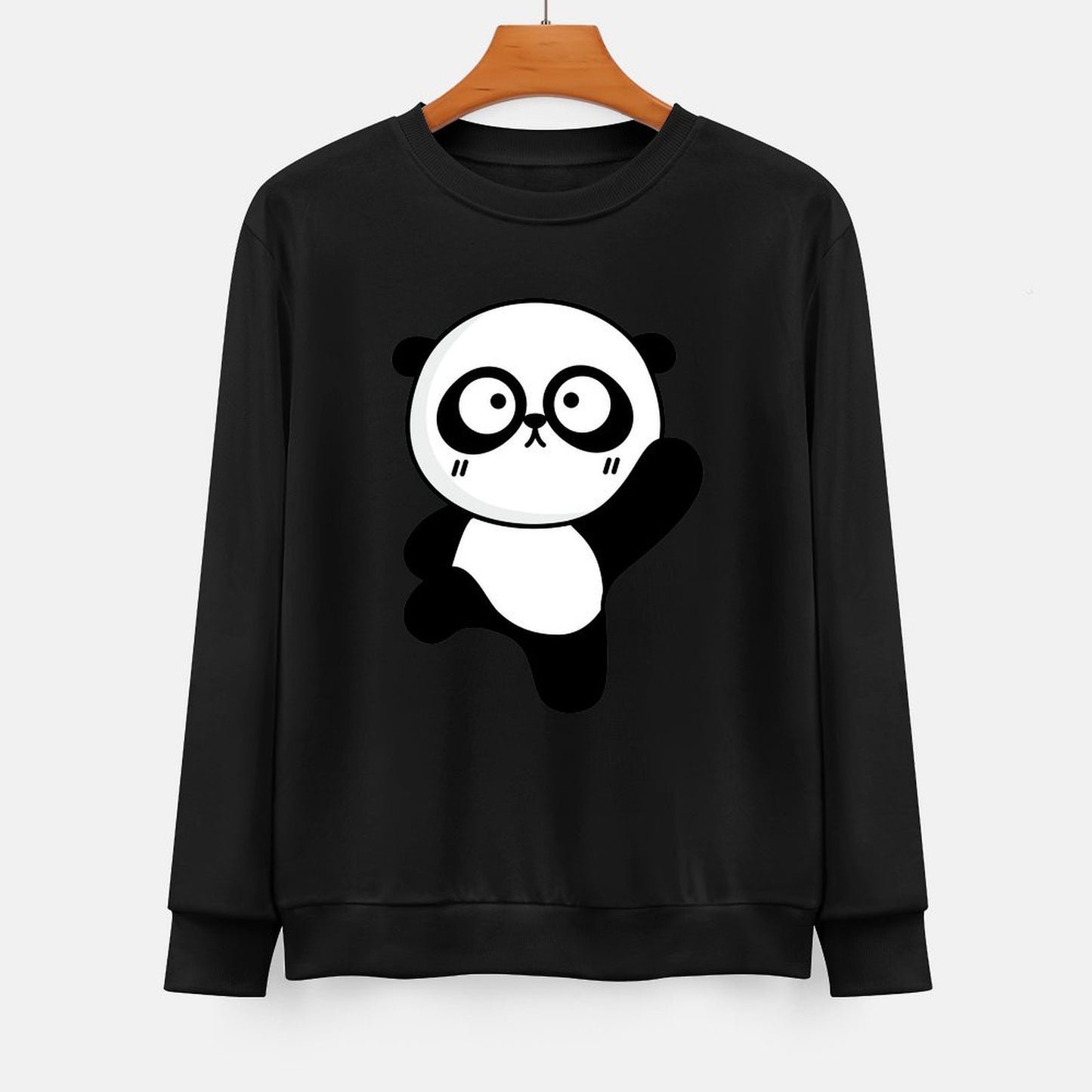  Front Patterned Long Sleeve TopComfort Slim Fit