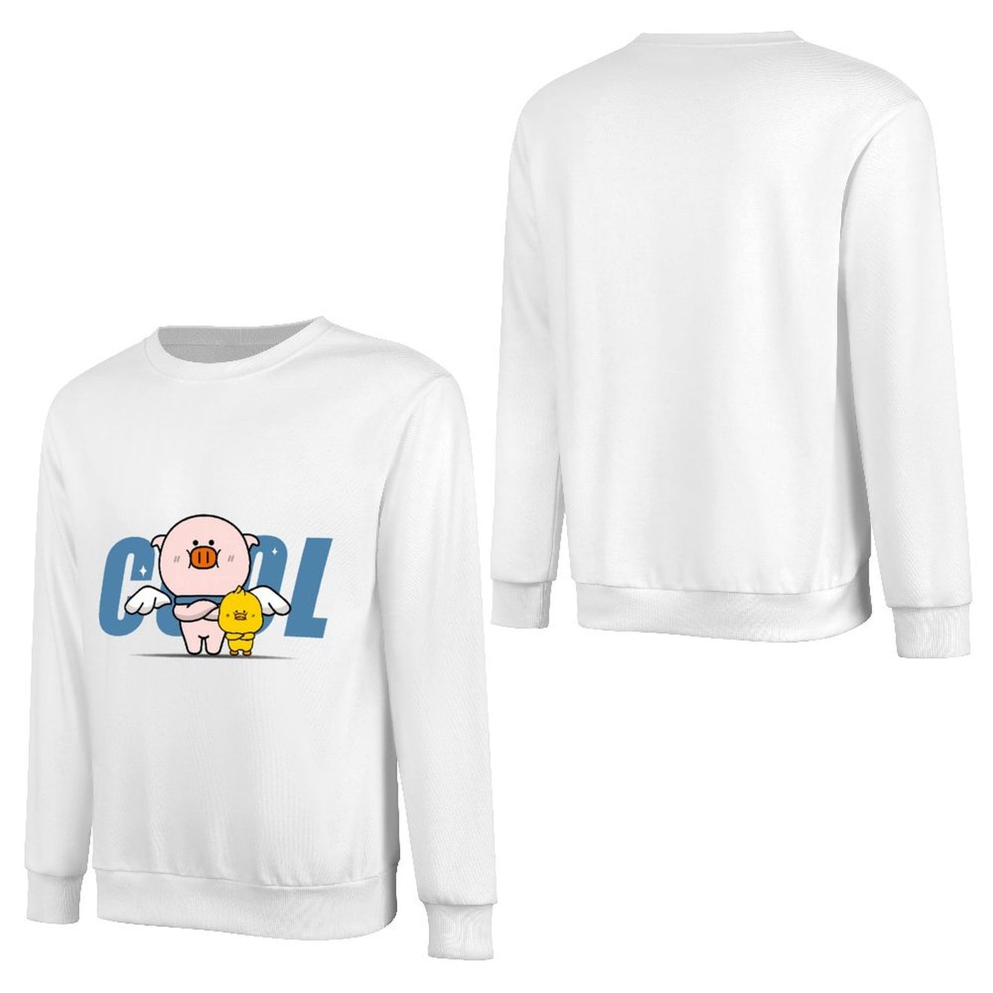 Front Patterned Long Sleeve TopWrinkle-Free Minimal