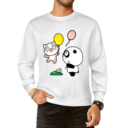 Front Patterned Long Sleeve TopStudio Classic Fit