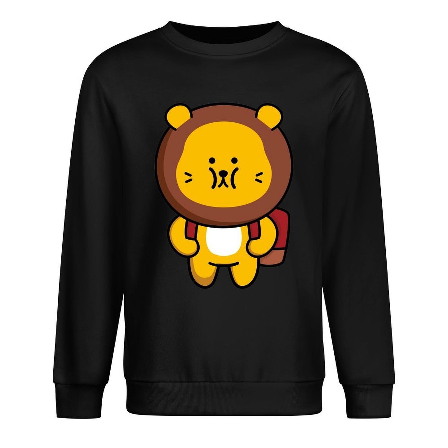 Front Patterned Long Sleeve TopComfortFit Bold