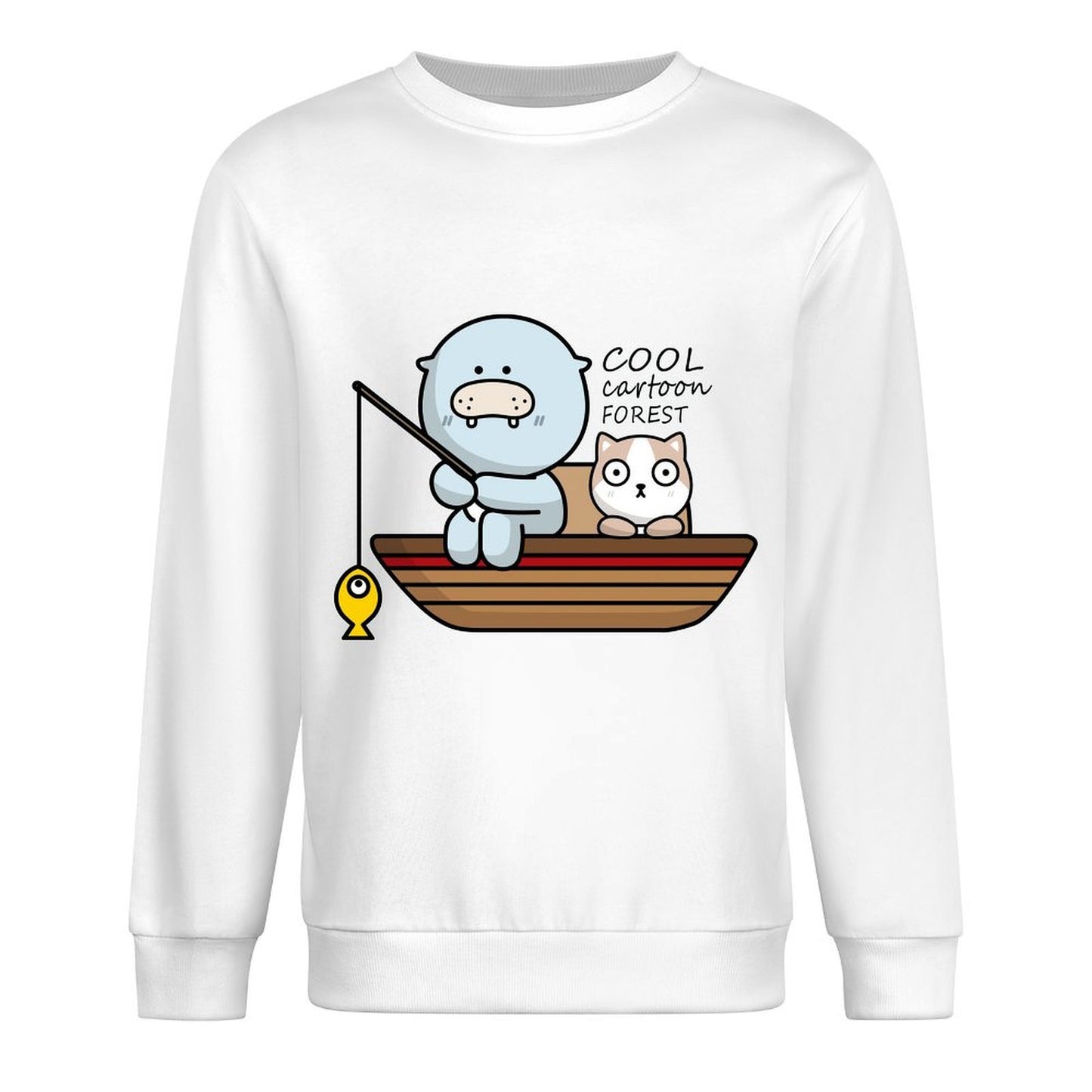 IPBR 250g Crew Neck Long Sleeve Sweatshirt Front GraphicCrew Neck Long Sleeve Sweatshirt4001276