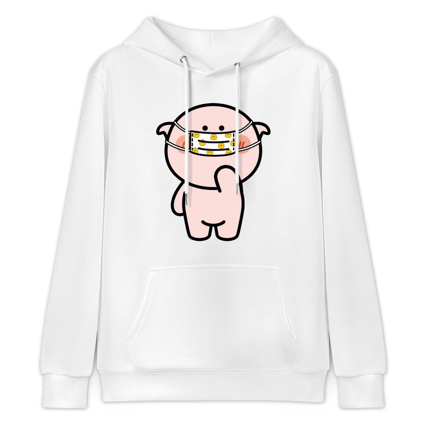 Crisp Print Midweight Front Graphic Hoodies