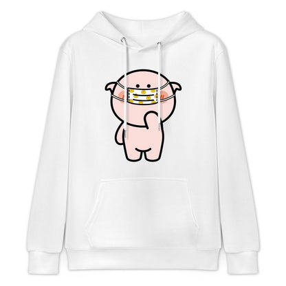 Crisp Print Midweight Front Graphic Hoodies