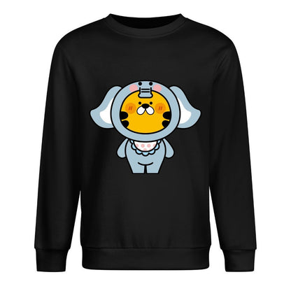 Front Patterned Long Sleeve TopComfortFit ActiveLine