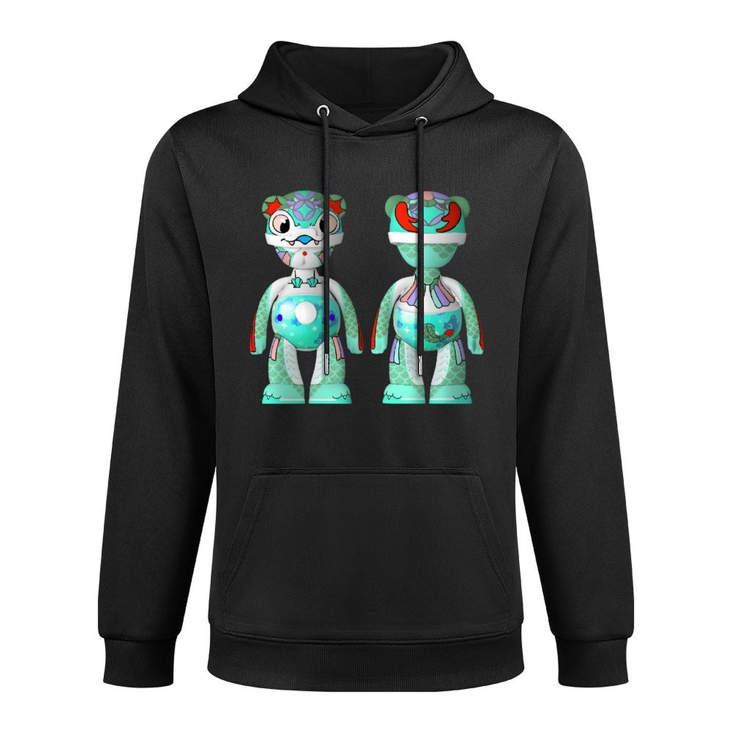 Hoodie Front PatternRegular Clean Edges